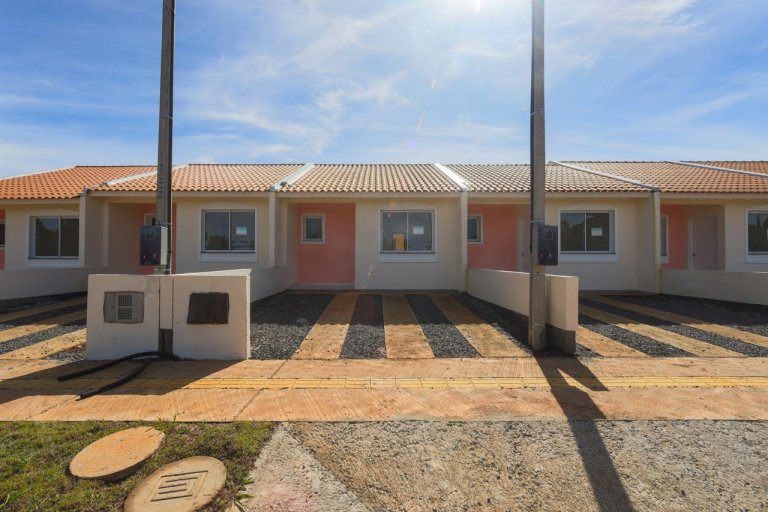 Fachada - casa rosa