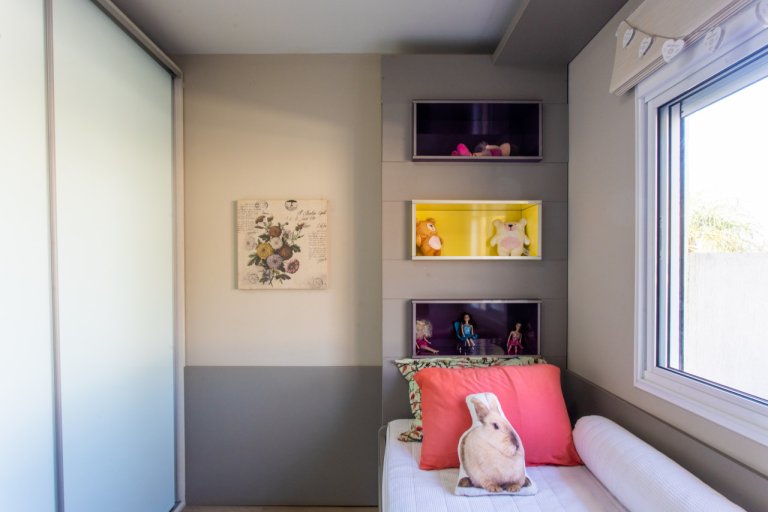 Casa decorada - Quarto de solteiro
